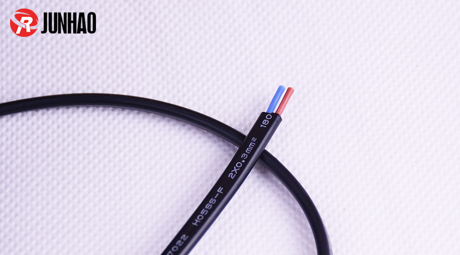 1-1Q205120023939 0.3mm2 silicone rubber flat cable wire