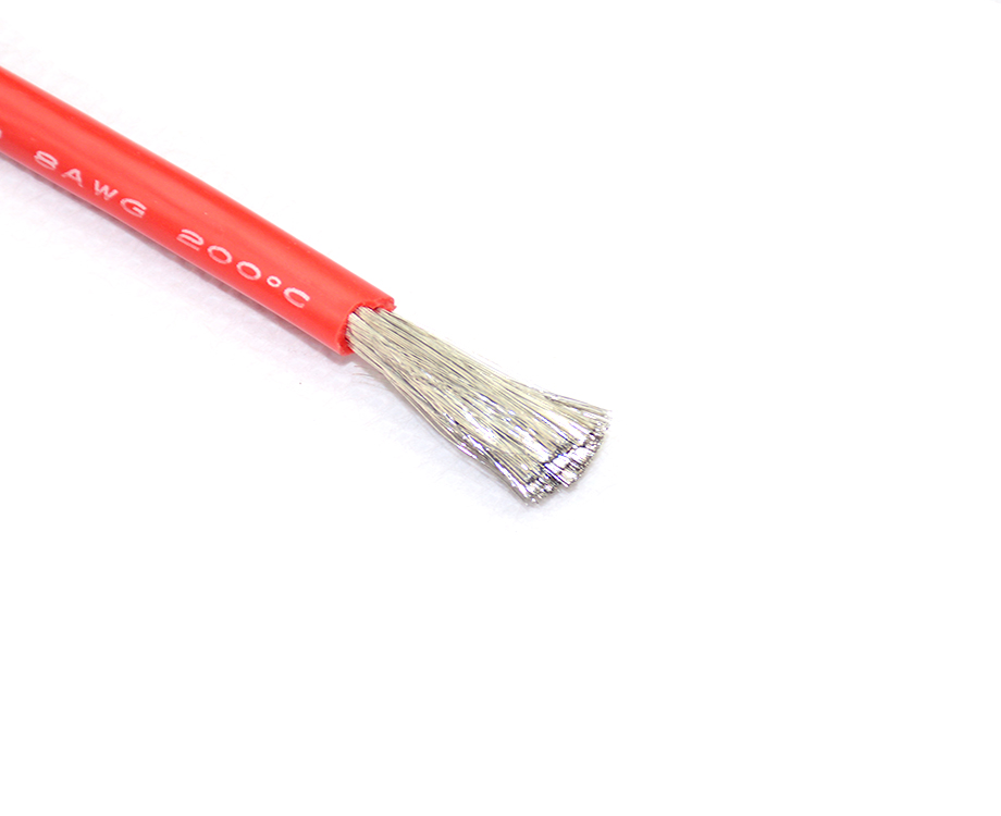 1-200G3095F3193 3KV 8 AWG Silicone Rubber Insulated Wire Cable with ul3239 2