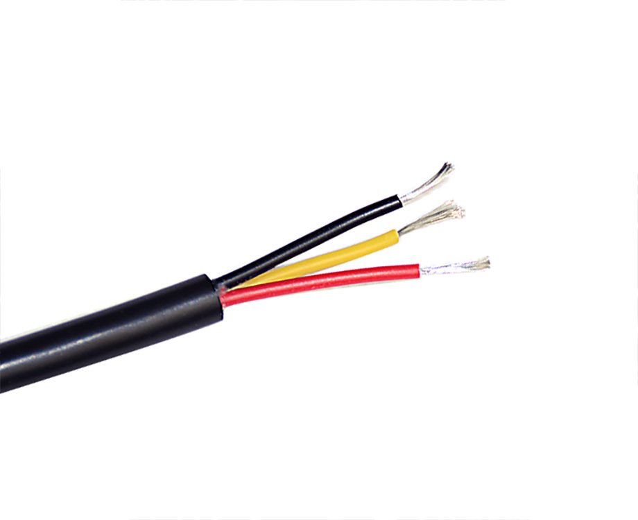 1-200G5164345203 3 core sulicone cable 5.0mm