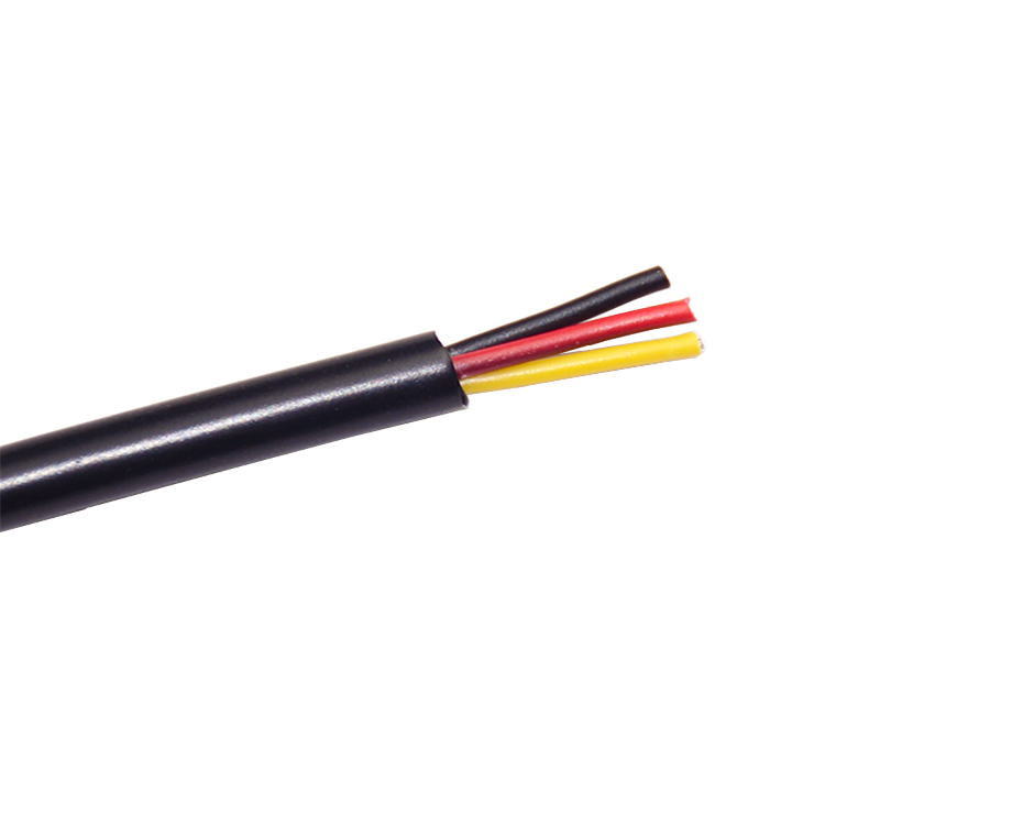 1-200P5153301591 Stranded 24 awg 3 Core PVC Coated PVC Insulation Cable 1