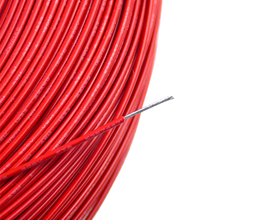 1-200P5160P0204 UL1333 22 AWG Electrical Wires, 300V FEP Insulated Cable 2