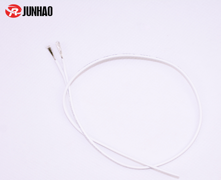 1-200RZT202601 2 Core Flat Ribbon Cable with Silicone Rubber Jacket 22 AWG 3